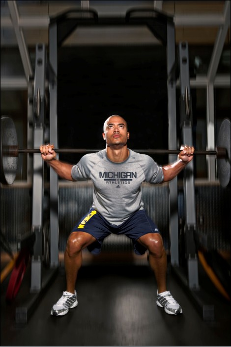 Barbell back squat
